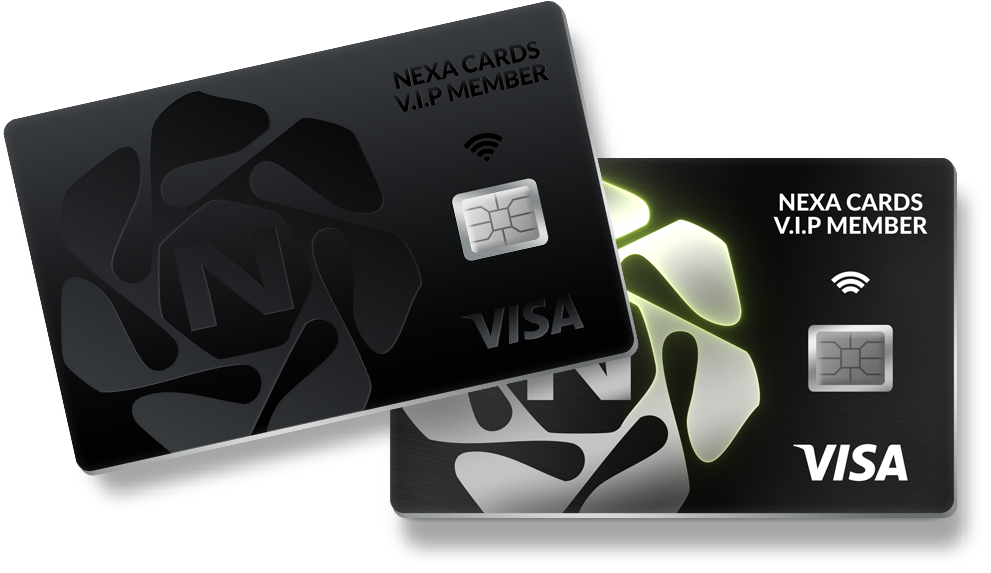 NEXA Physical Cards - Plastic and Metal